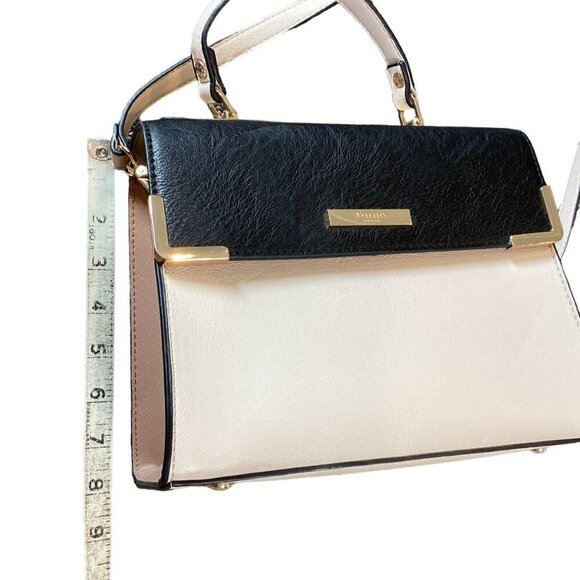 Dune London Satchel & Crossbody Bag Tricolor Faux Leather  305A - Picture 9 of 13